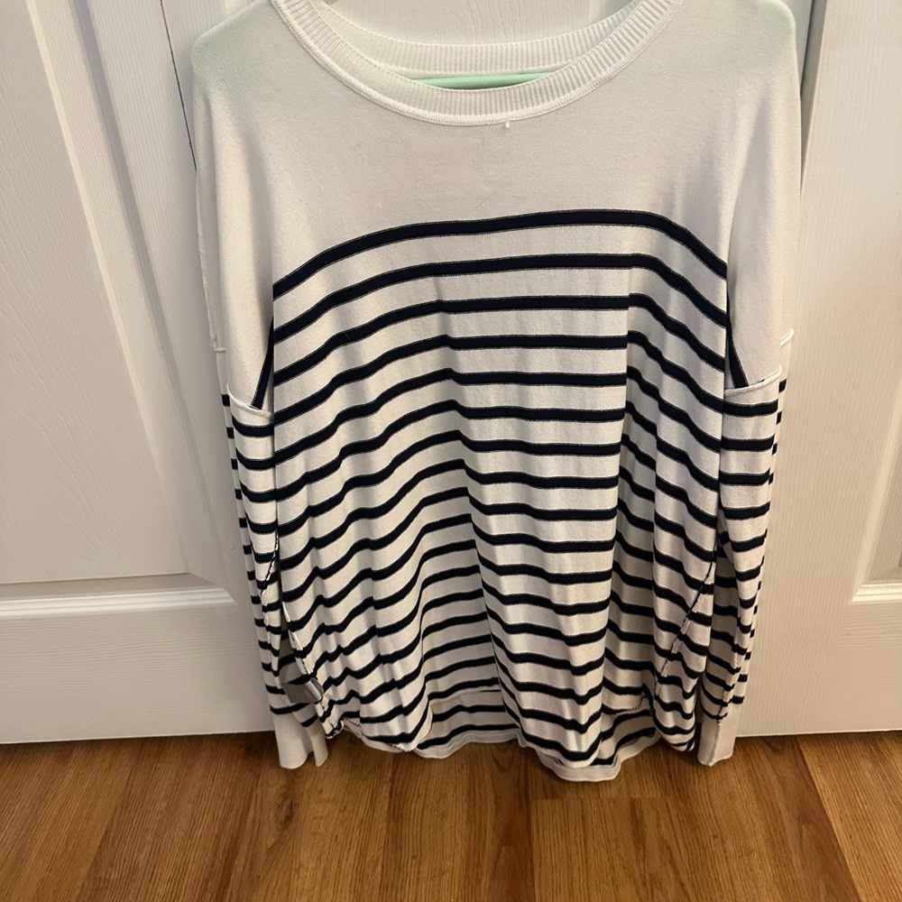 Striped Black and White Sweater